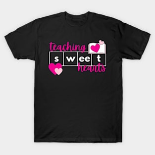 Teaching Sweethearts Reading Teacher Science of Reading T-Shirt